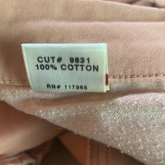 J Brand Avery 100% cotton Cropped Tuxedo Striped pants Size 30 - Picture 10 of 13